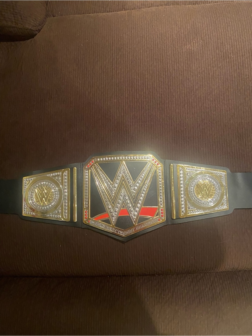 2014 Mattel WWE World Heavyweight Championship Title Belt Replica Kid's Toy